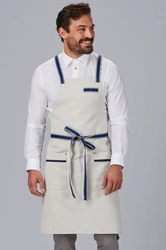 Tablier de cuisine à bavette PANAMA - personnalisé