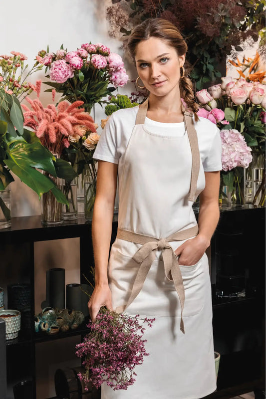 Custom Eco-Friendly Kitchen Apron - Sea Foam