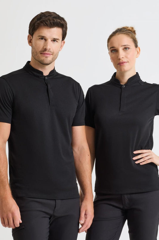 Polo de cuisinier Coolchecker Essential à manches courtes