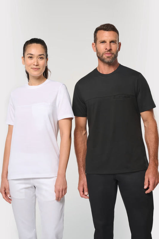 T-shirt de cuisine unisexe respirant