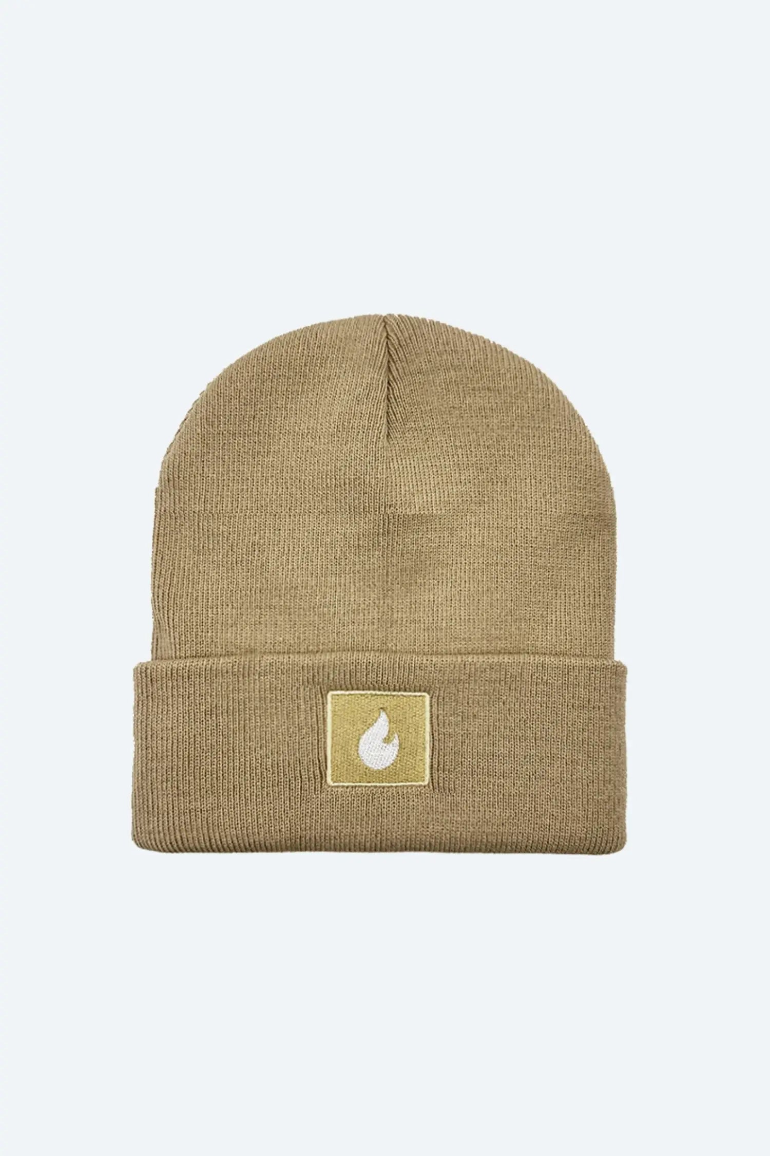 Bonnet Iconique Flamme - Latte