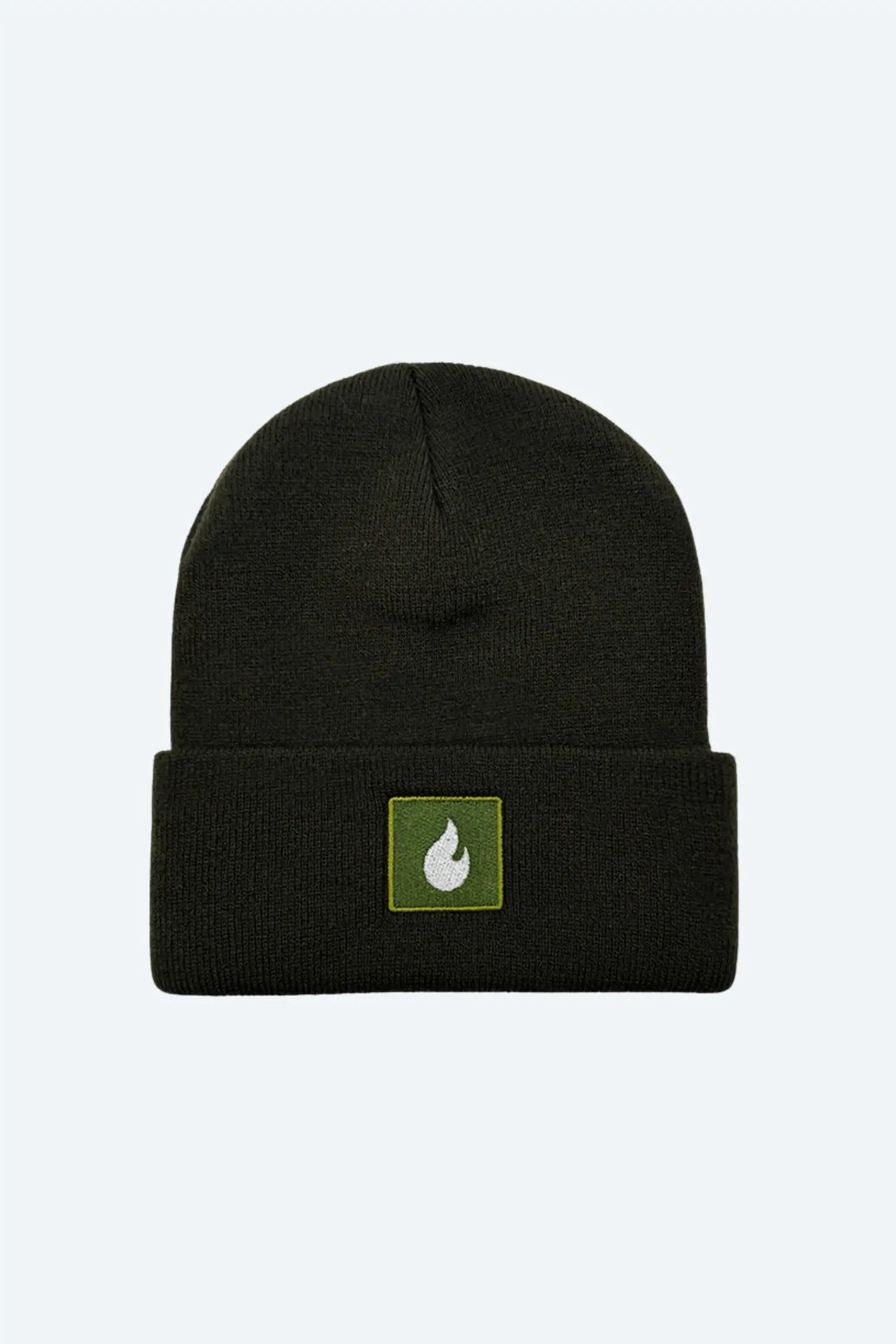Bonnet Iconique Flamme - Vert Kaki