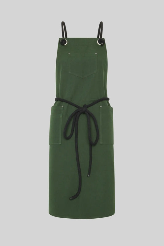 Bib Kitchen Apron with Braided Cord - Custom