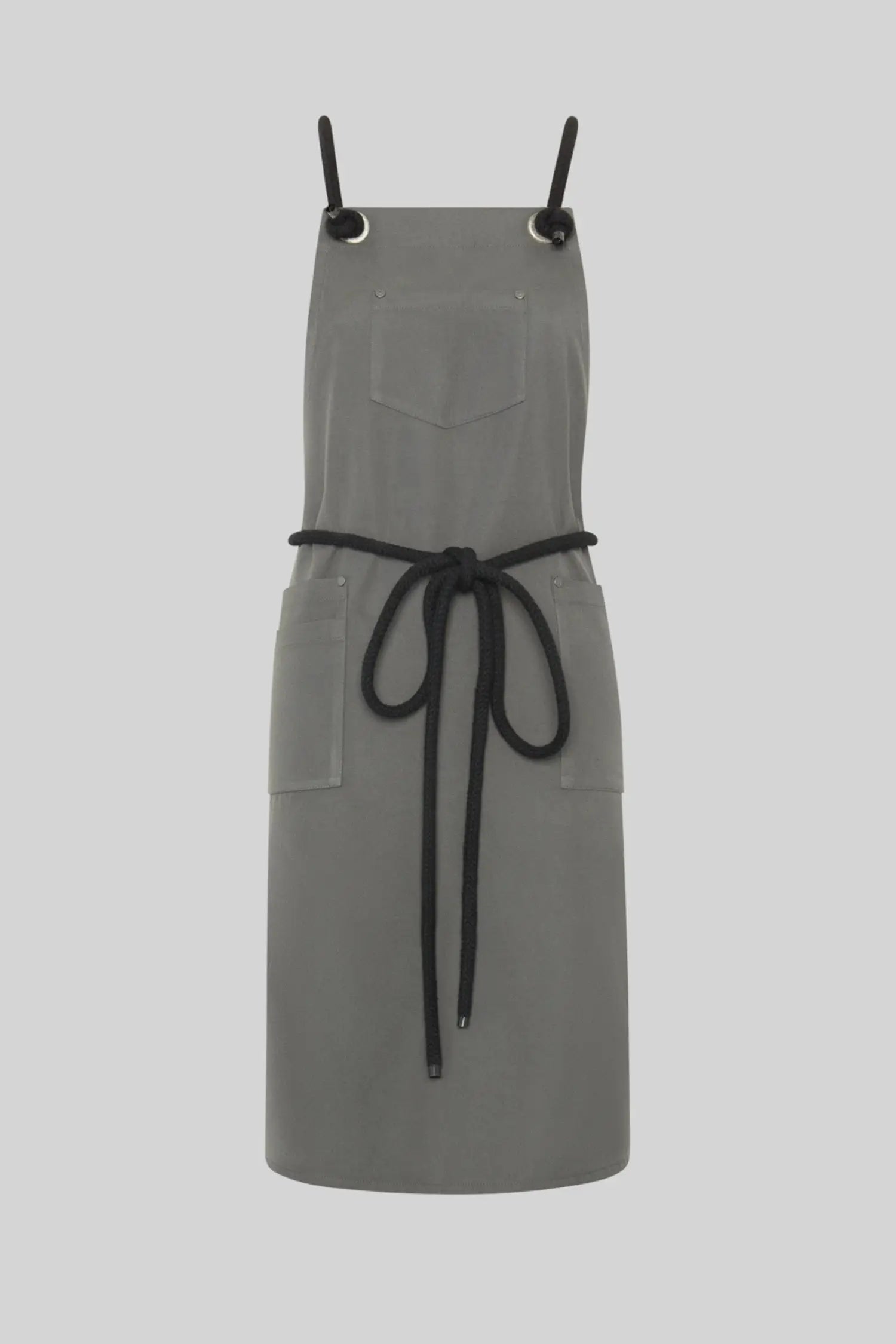 Tablier de cuisine à bavette avec cordon tressé - personnalisé