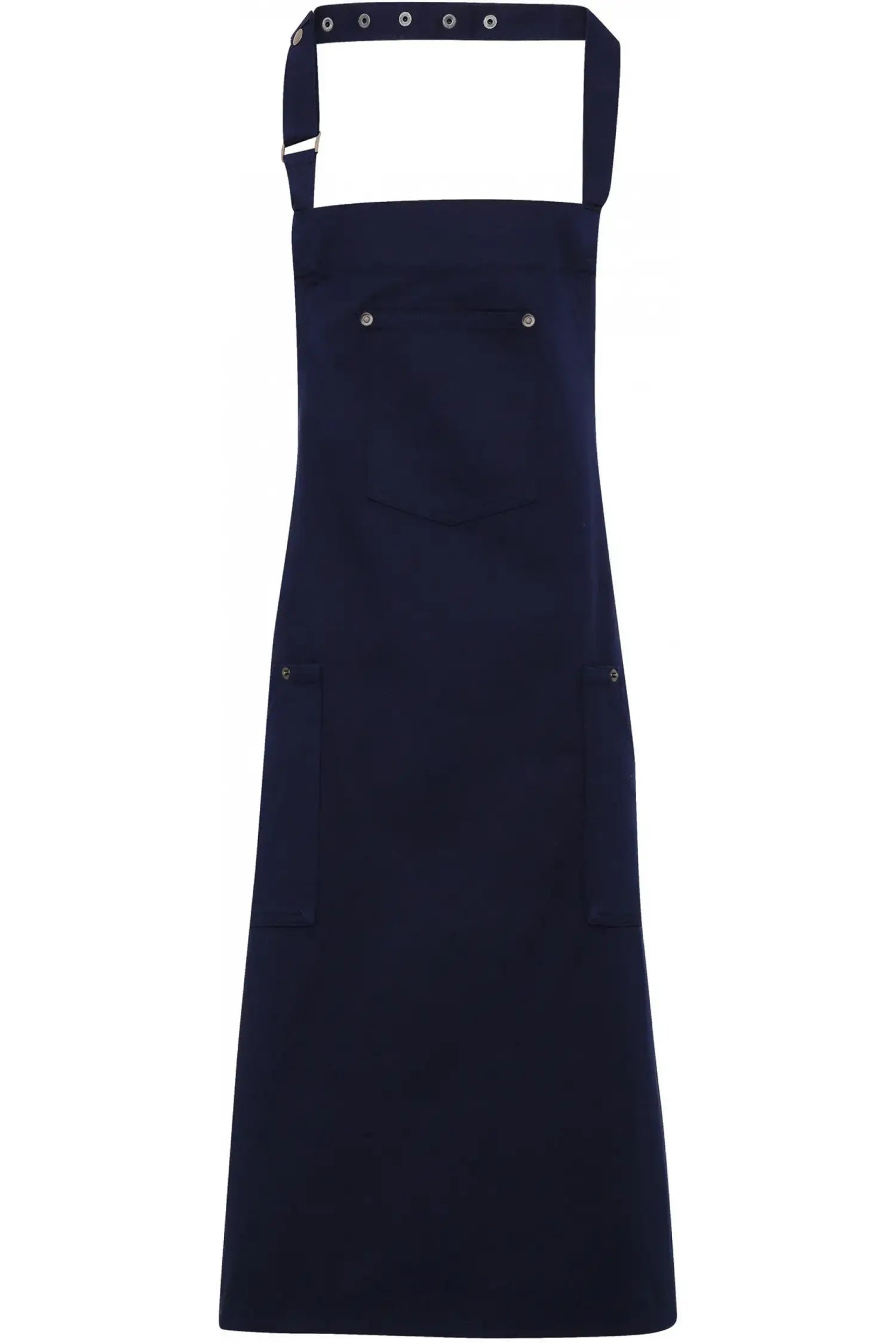 Tablier de cuisine à bavette ’Chino’ - Bleu Marine