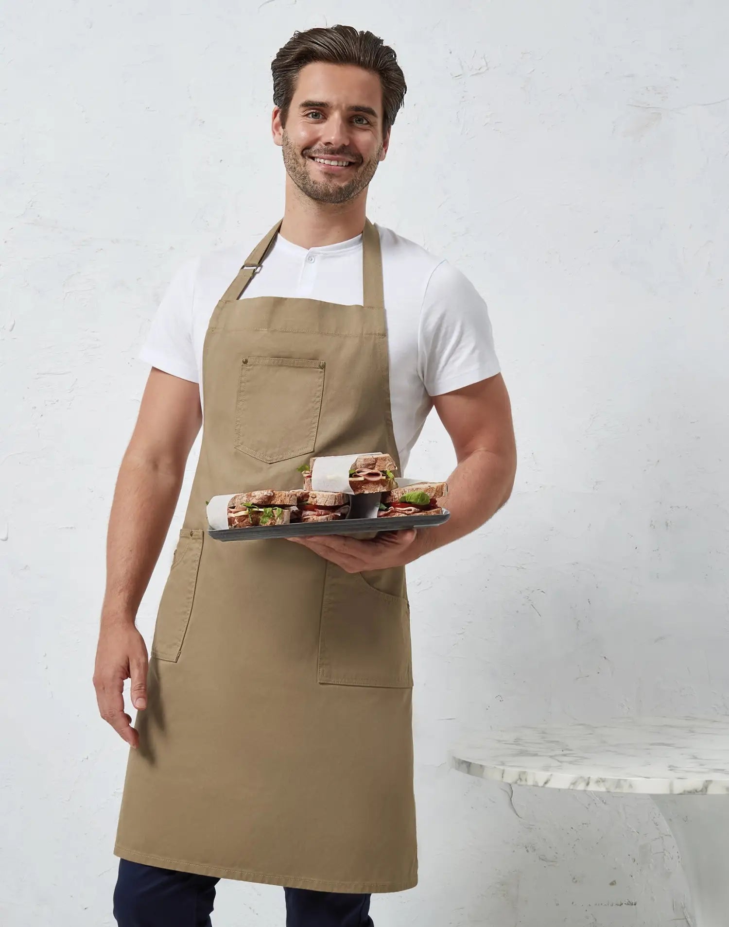 Tablier de cuisine à bavette ’Chino’