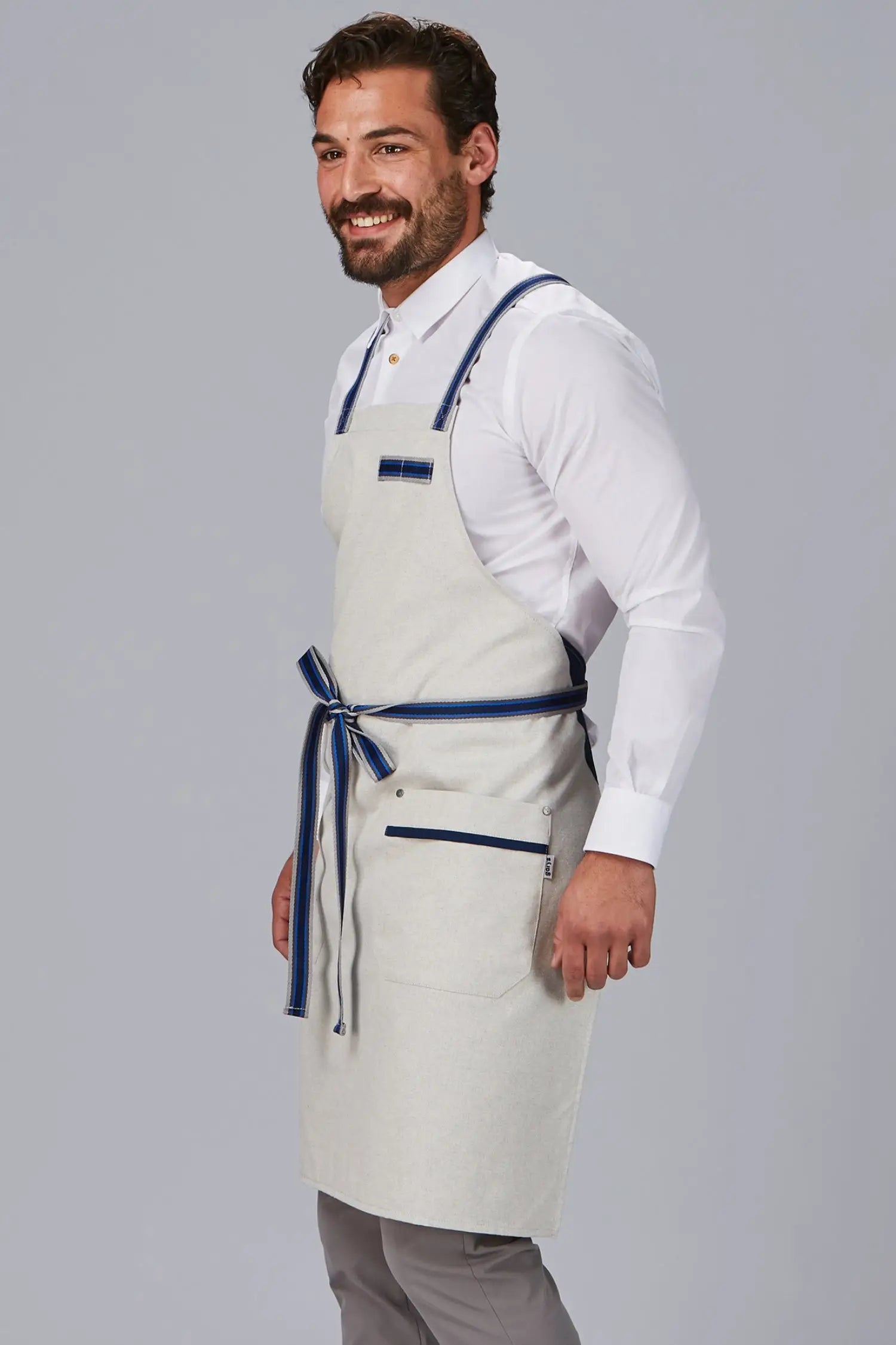 Tablier de cuisine à bavette PANAMA - personnalisé