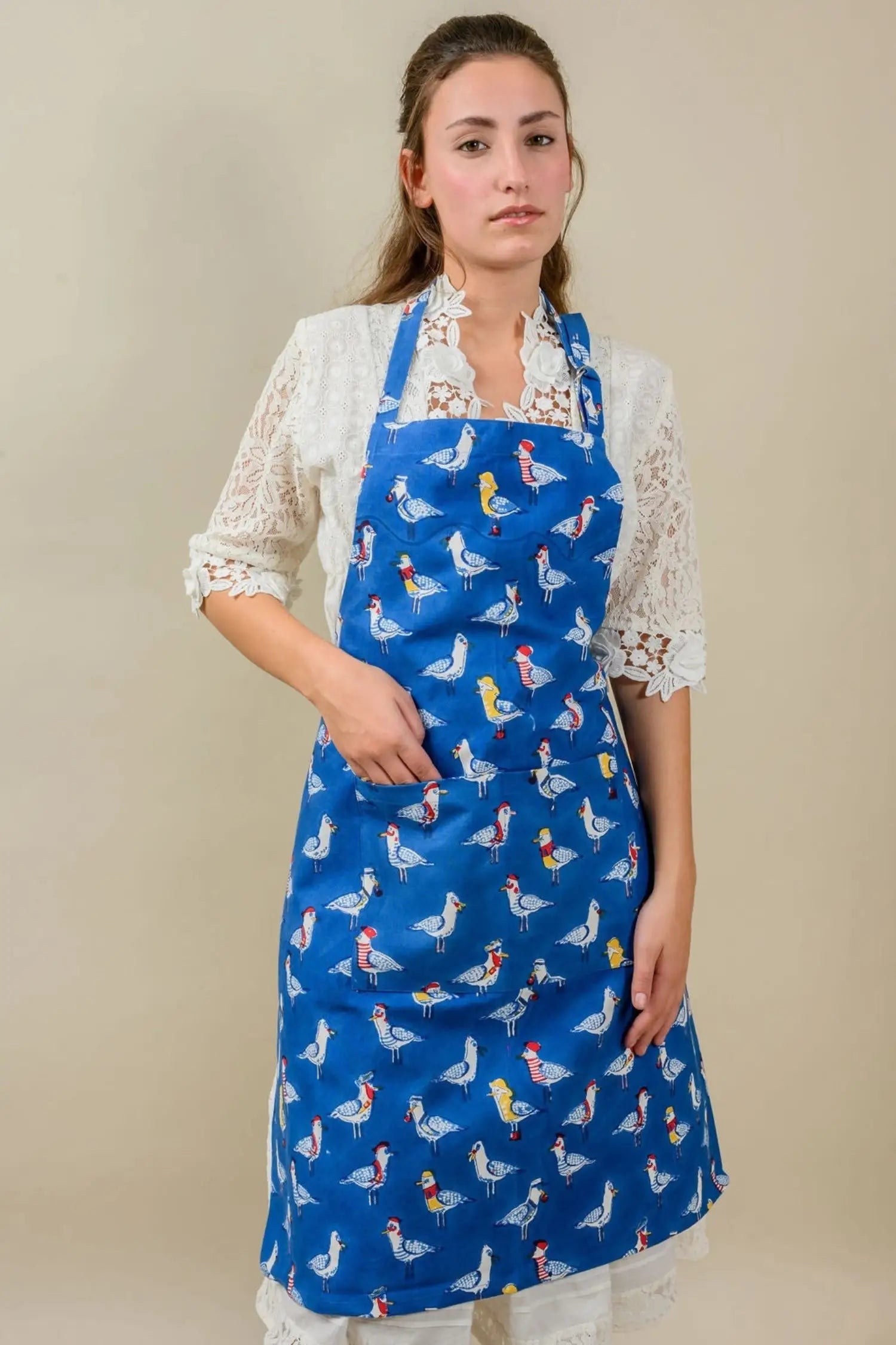 Tablier de cuisine à motif - Mouette