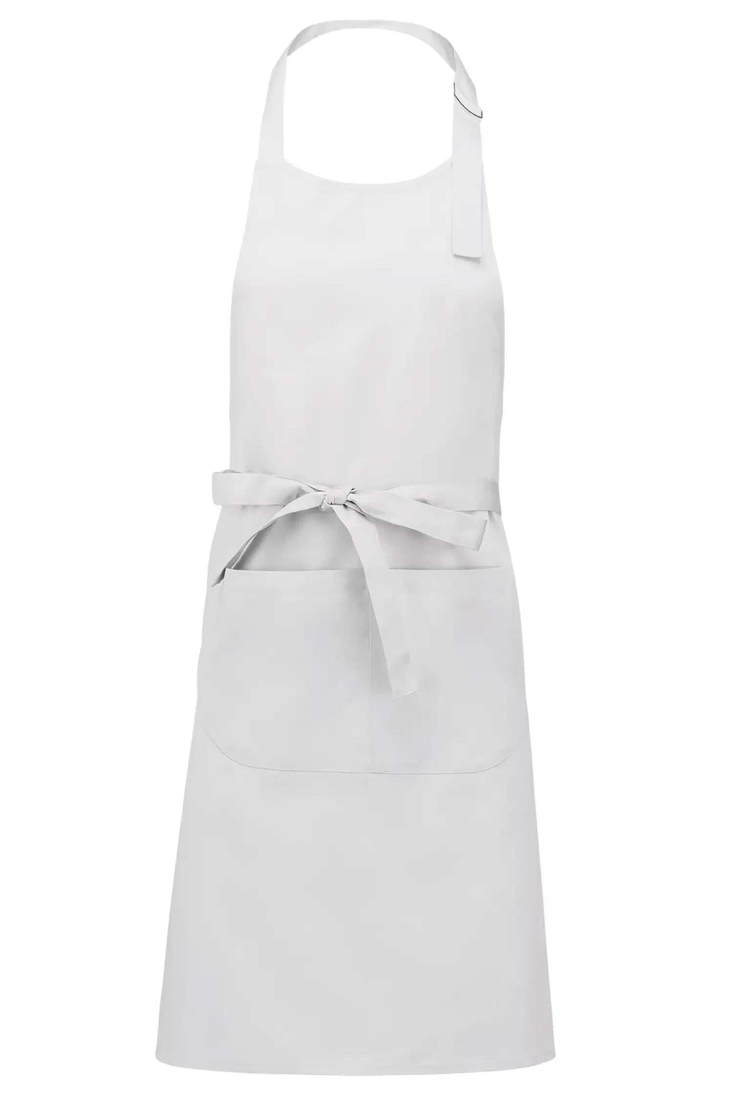Tablier de cuisine classique avec 2 poches personnalisé - Blanc