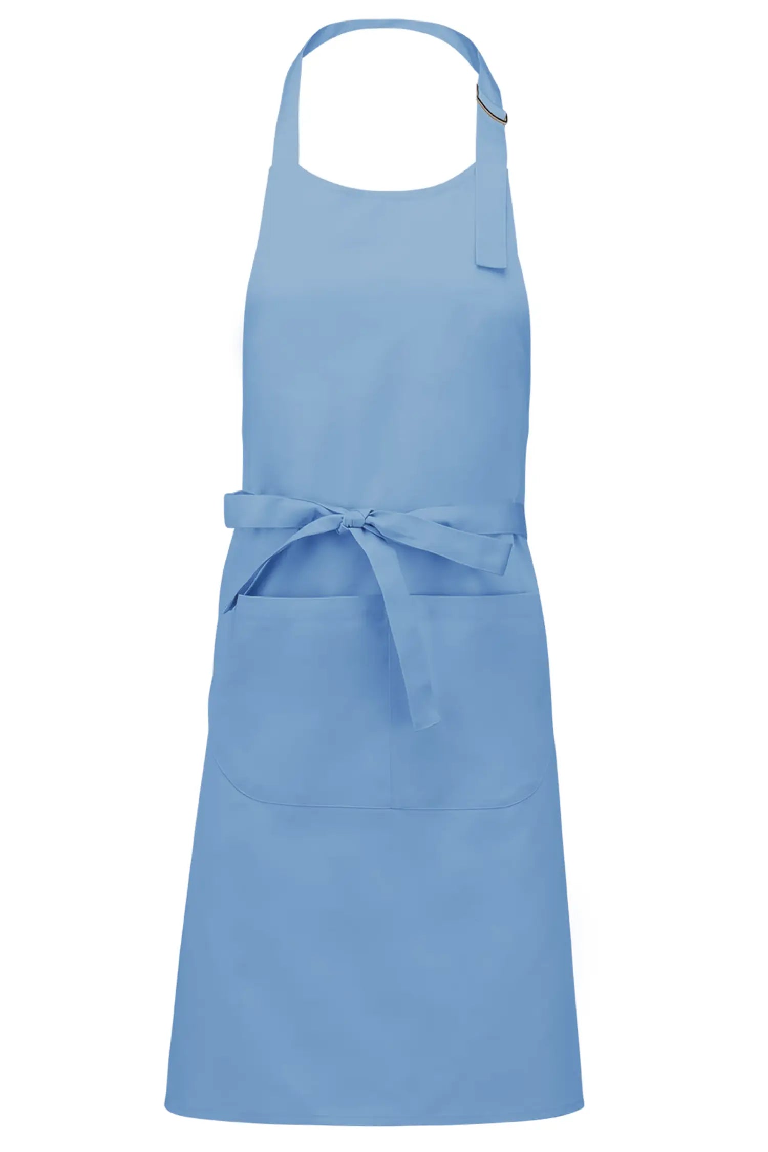 Tablier de cuisine classique avec 2 poches personnalisé - Bleu Ciel