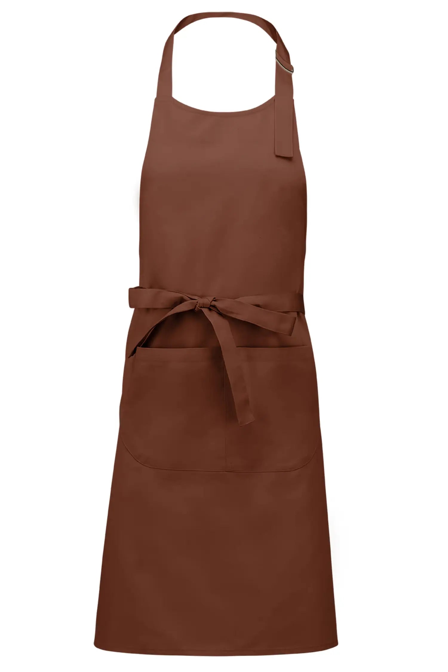 Tablier de cuisine classique avec 2 poches personnalisé - Cacao