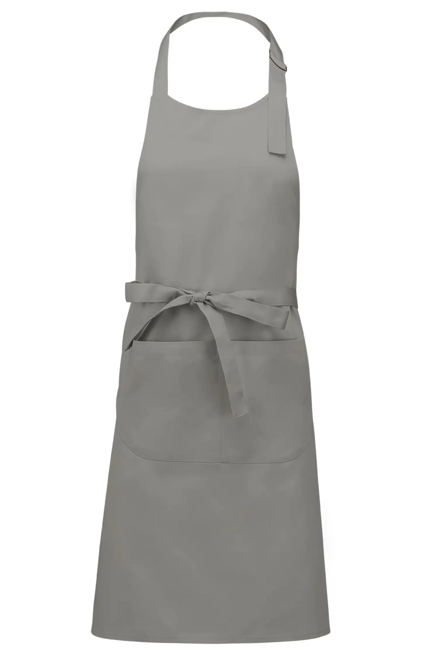 Tablier de cuisine classique avec 2 poches personnalisé - Gris Claire