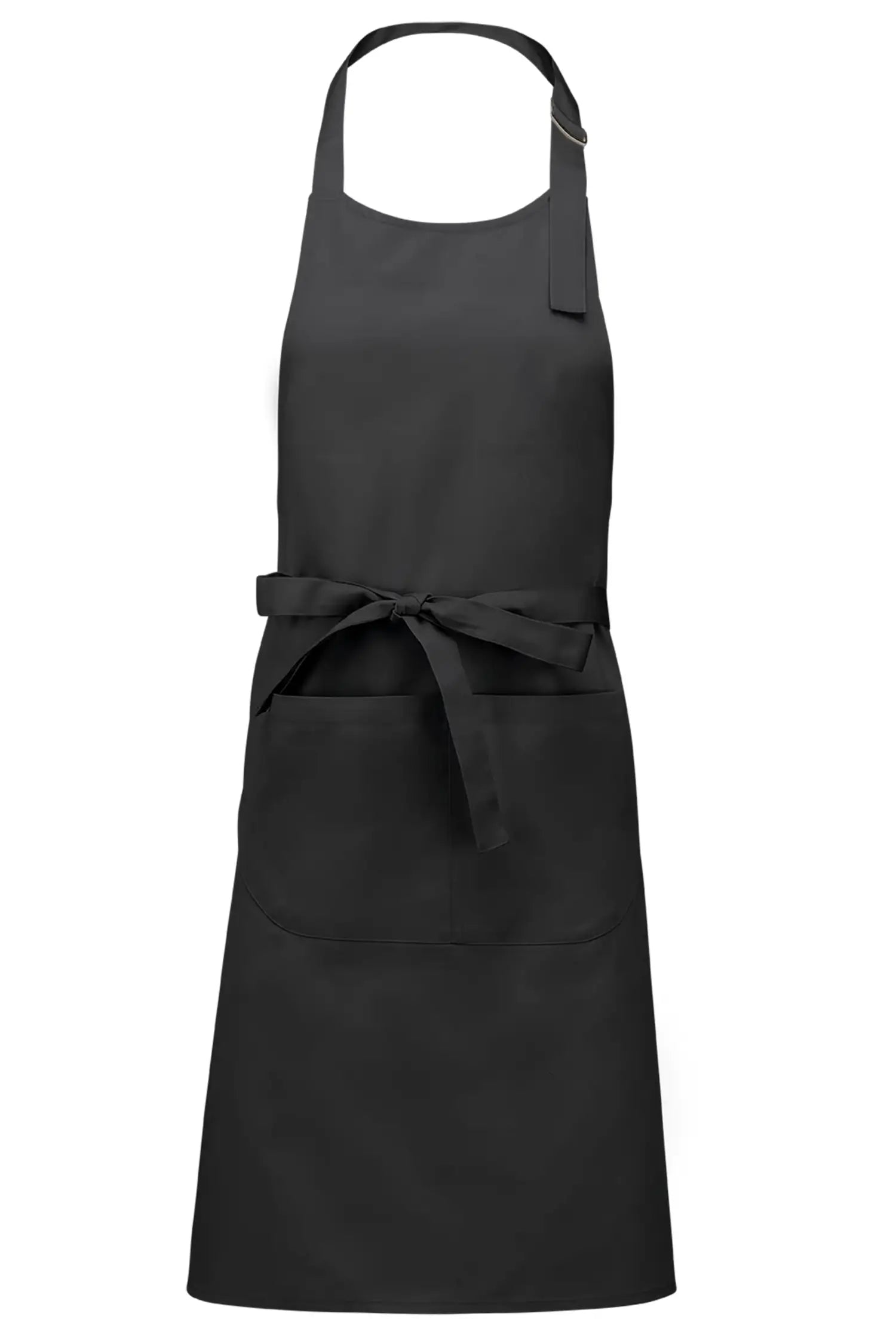 Tablier de cuisine classique avec 2 poches personnalisé - Gris Foncé