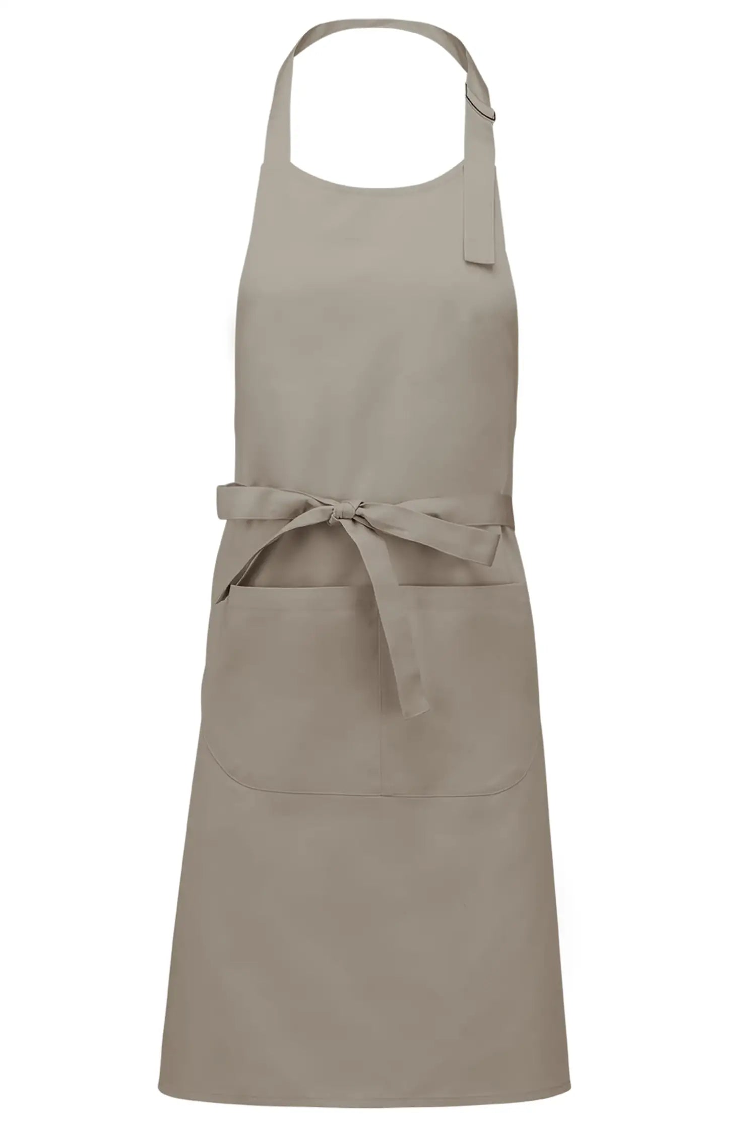 Tablier de cuisine classique avec 2 poches personnalisé - Ivoire