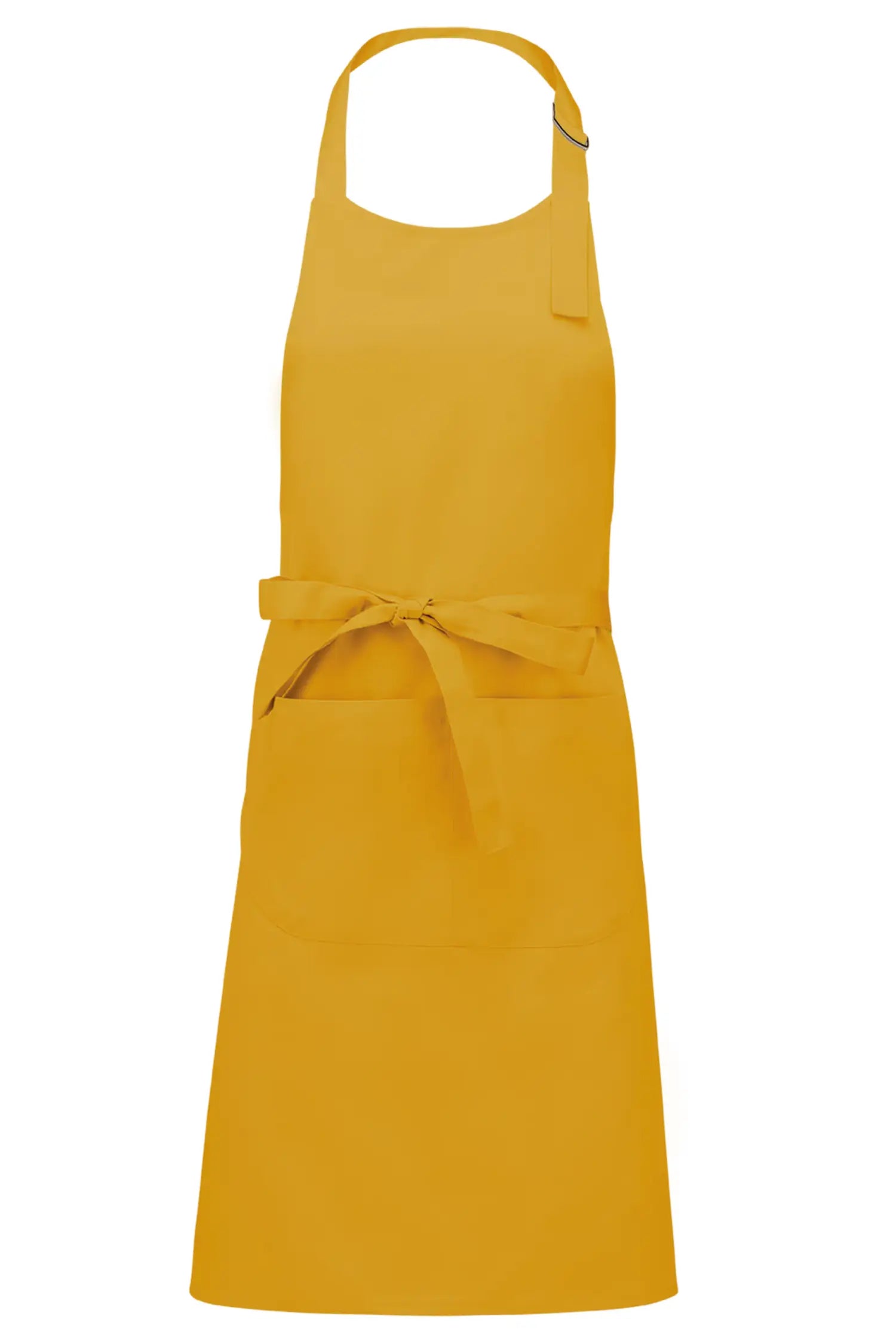 Tablier de cuisine classique avec 2 poches personnalisé - Moutarde