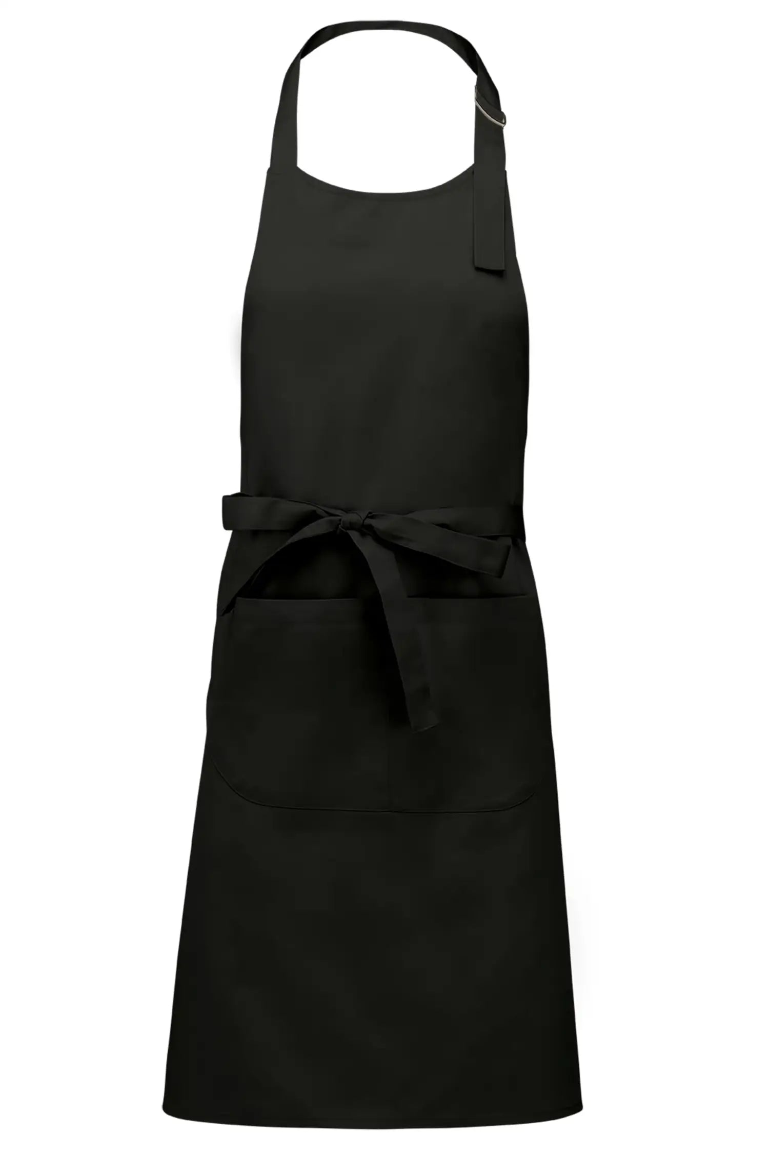 Tablier de cuisine classique avec 2 poches personnalisé - Noir