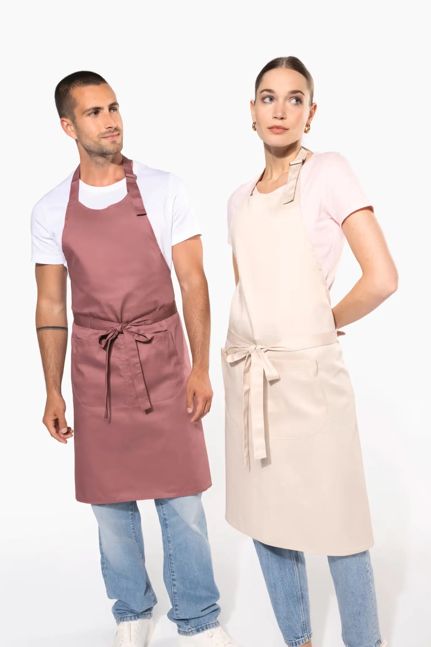 Tablier de cuisine classique avec 2 poches personnalisé