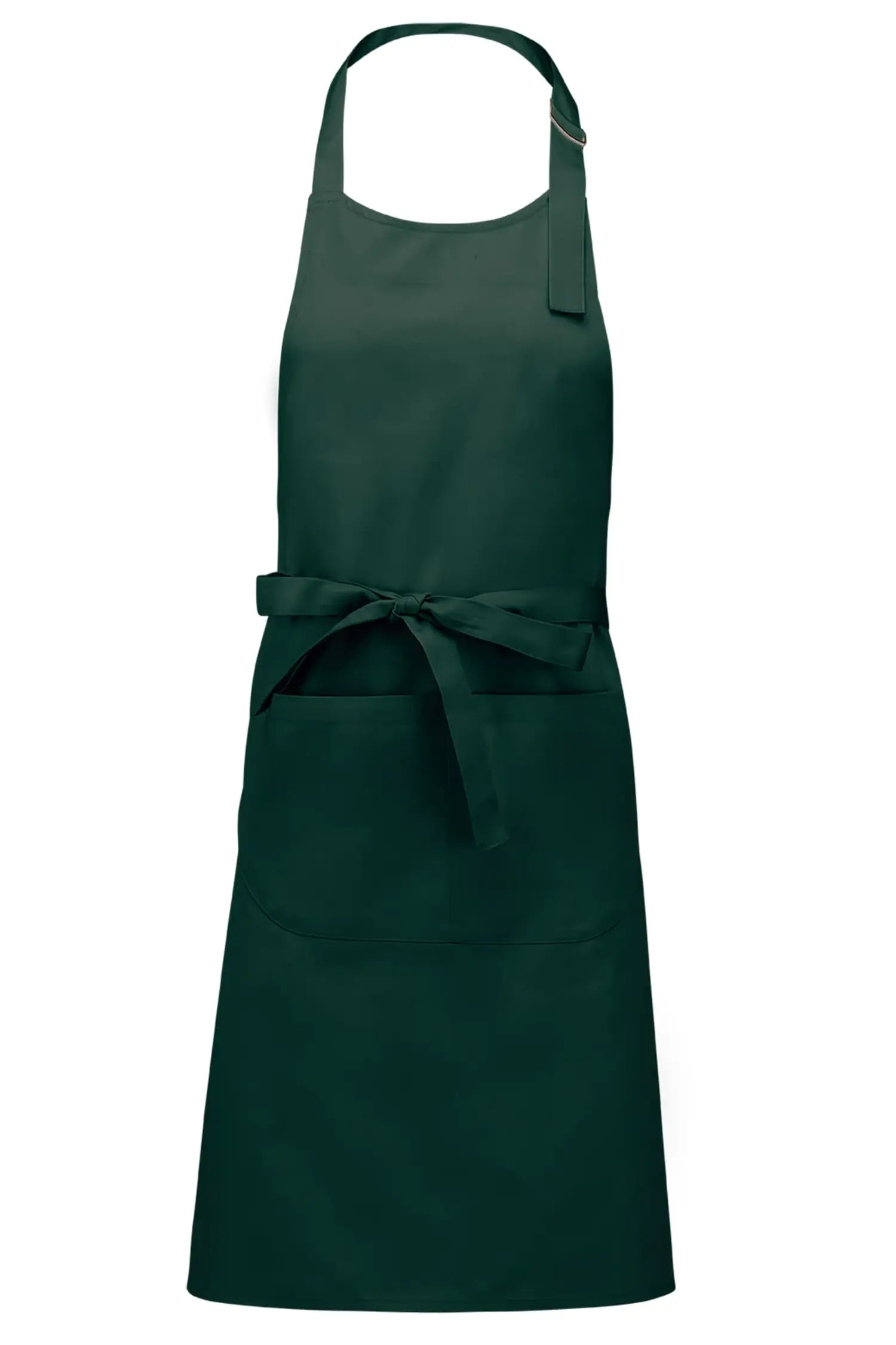 Tablier de cuisine classique avec 2 poches personnalisé - Vert Bouteille