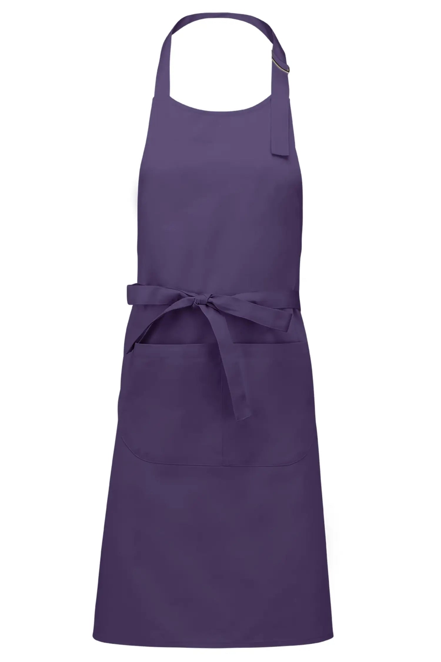 Tablier de cuisine classique avec 2 poches personnalisé - Violet Foncé