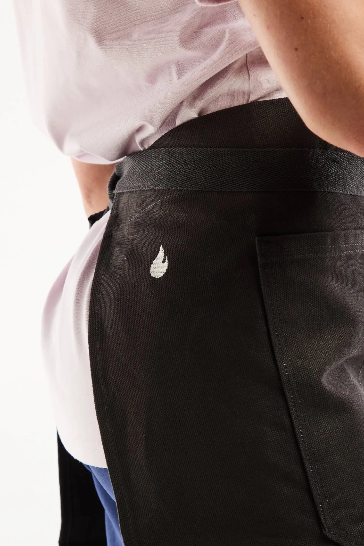 Tablier de cuisine court Flamme – 100% Coton Épais signé Unichef