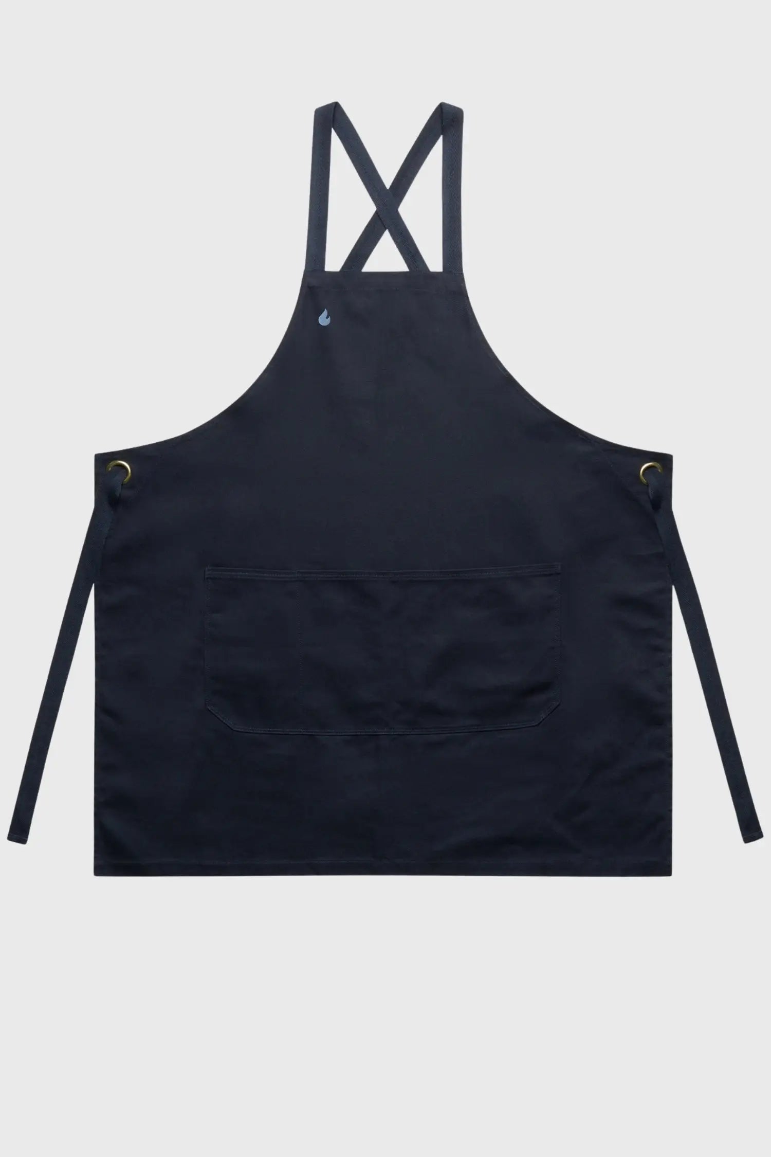 Tablier de cuisine Flamme – 100% Coton Épais signé Unichef - Bleu Minuit