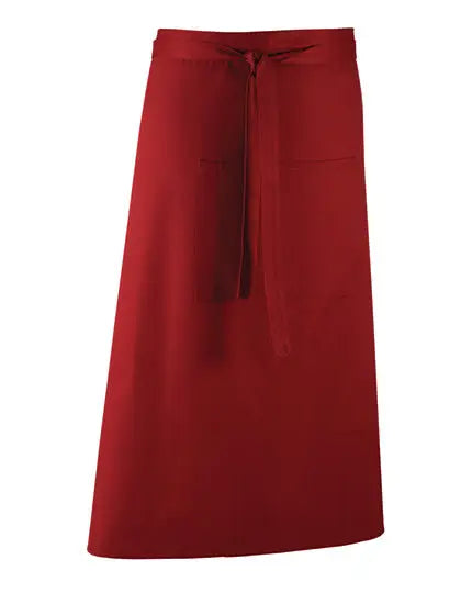 Tablier de cuisine long personnalisé - Bordeaux