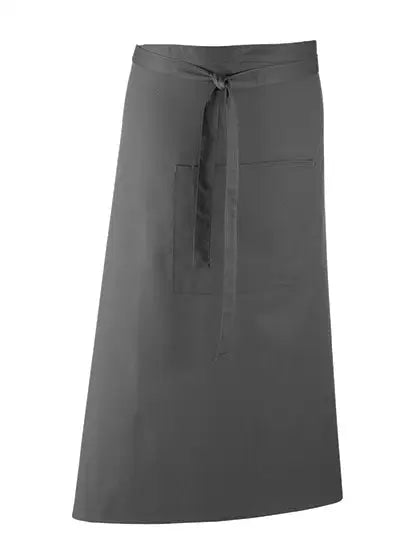 Tablier de cuisine long personnalisé - Gris foncé