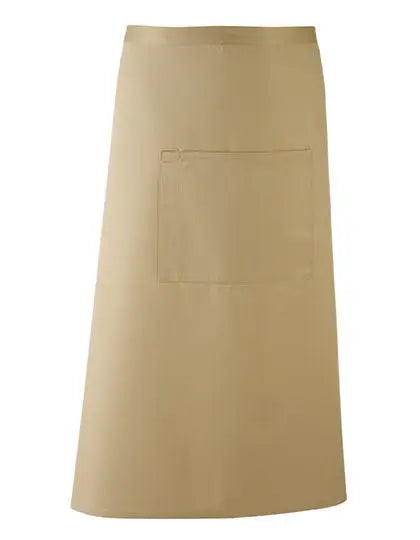 Tablier de cuisine long personnalisé - Kaki