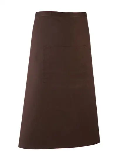 Tablier de cuisine long personnalisé - Marron