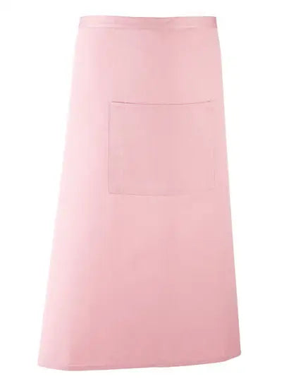 Tablier de cuisine long personnalisé - Rose
