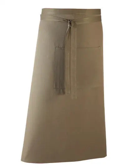 Tablier de cuisine long personnalisé - Sage