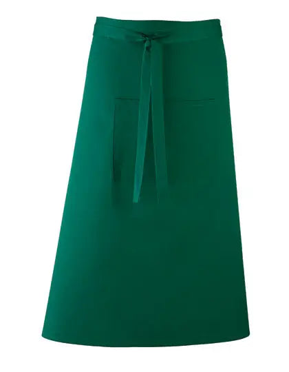 Tablier de cuisine long personnalisé - Vert Bouteille