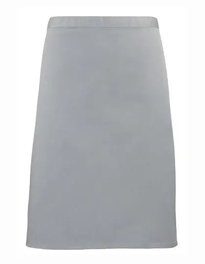 Tablier de cuisine mi-long personnalisé - Gris clair