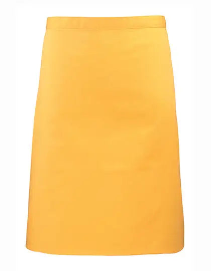 Tablier de cuisine mi-long personnalisé - Jaune tournesol