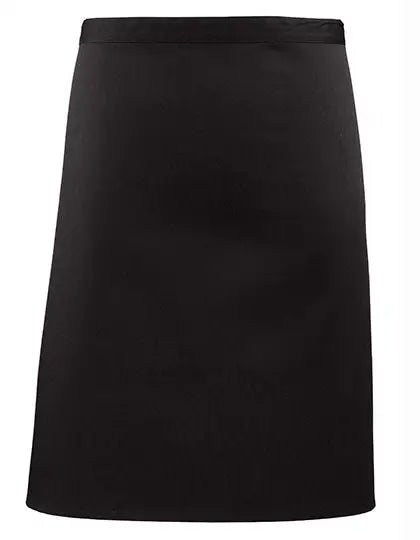 Tablier de cuisine mi-long personnalisé - Noir