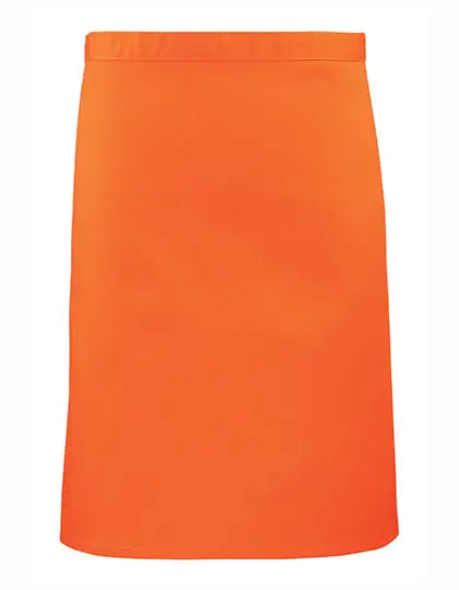 Tablier de cuisine mi-long personnalisé - Orange vrai