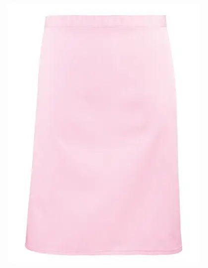 Tablier de cuisine mi-long personnalisé - Rose clair