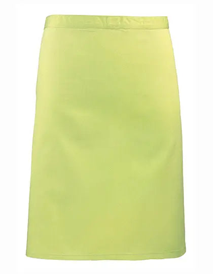 Tablier de cuisine mi-long personnalisé - Vert citron