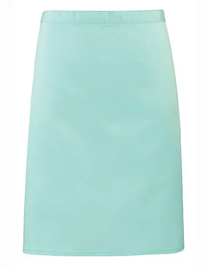 Tablier de cuisine mi-long personnalisé - Vert d’eau