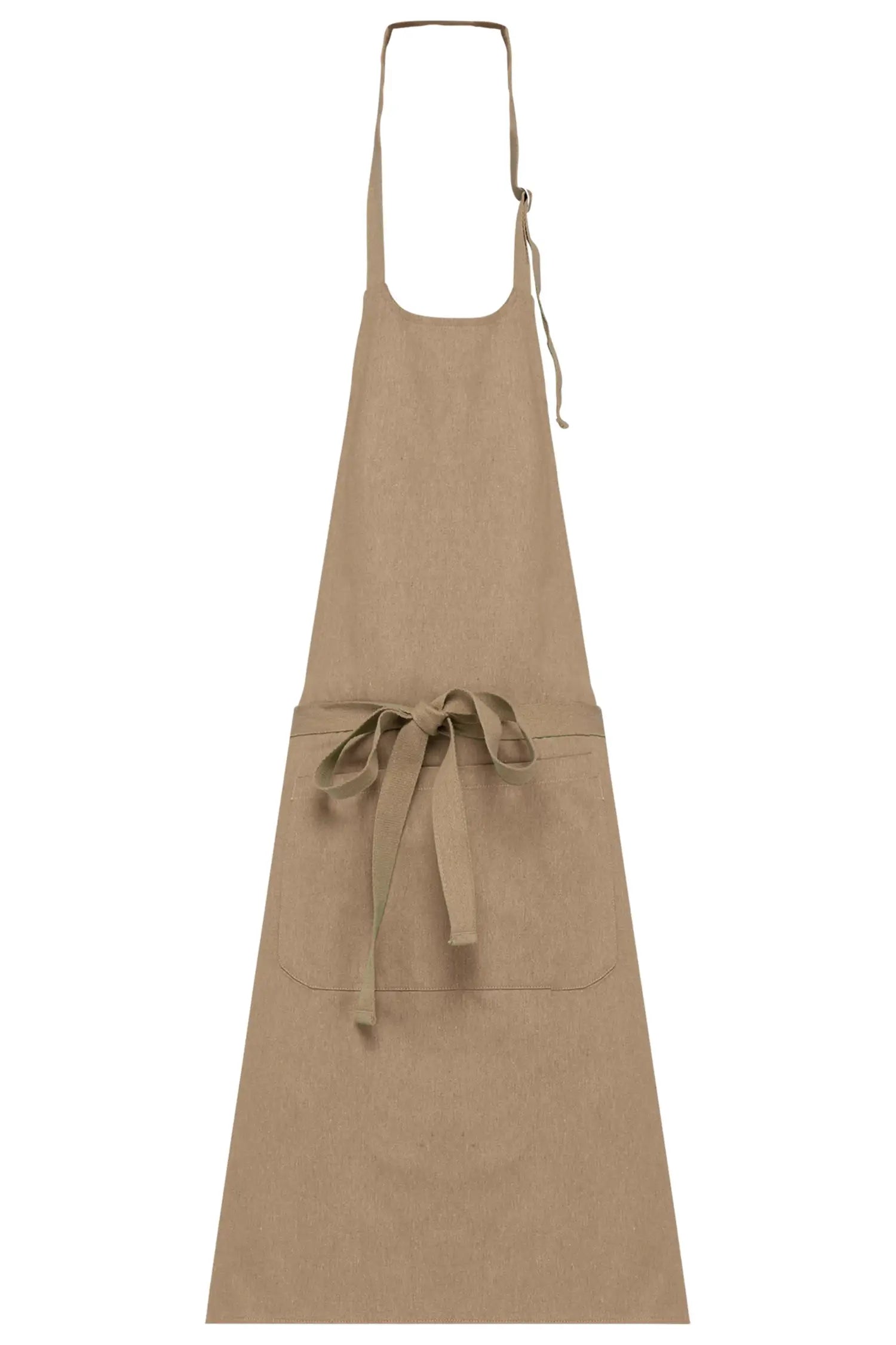 Tablier de cuisine personnalisé éco responsable - Beige