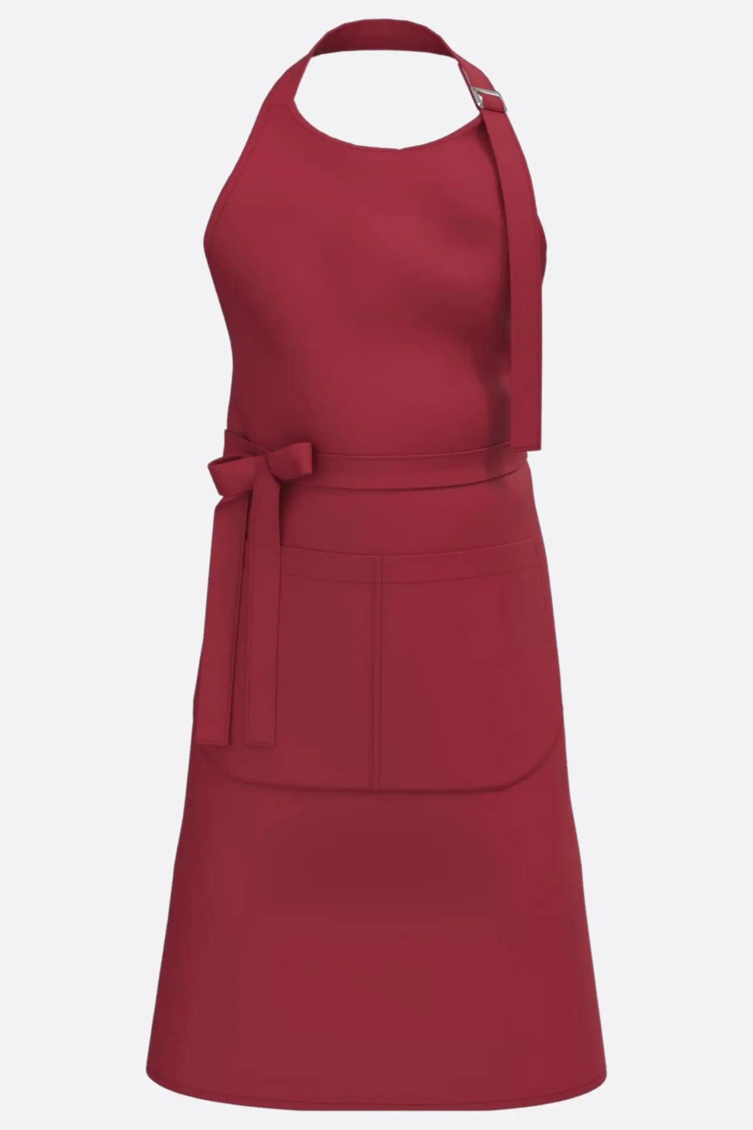 Tablier de cuisine personnalisé ’Le choix du chef’ - 100% coton biologique - Rouge