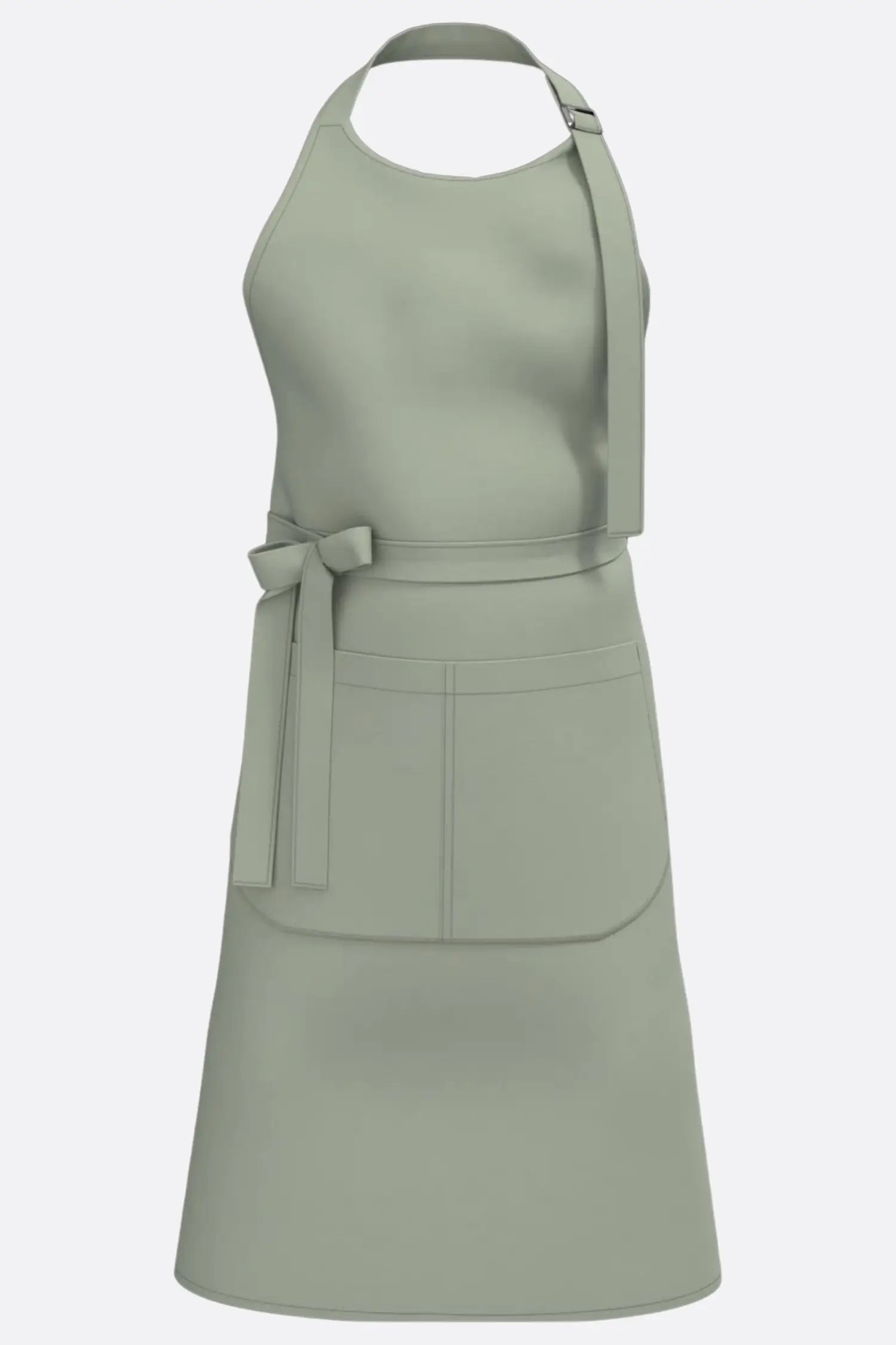 Tablier de cuisine personnalisé ’Le choix du chef’ - 100% coton biologique - Vert Amende