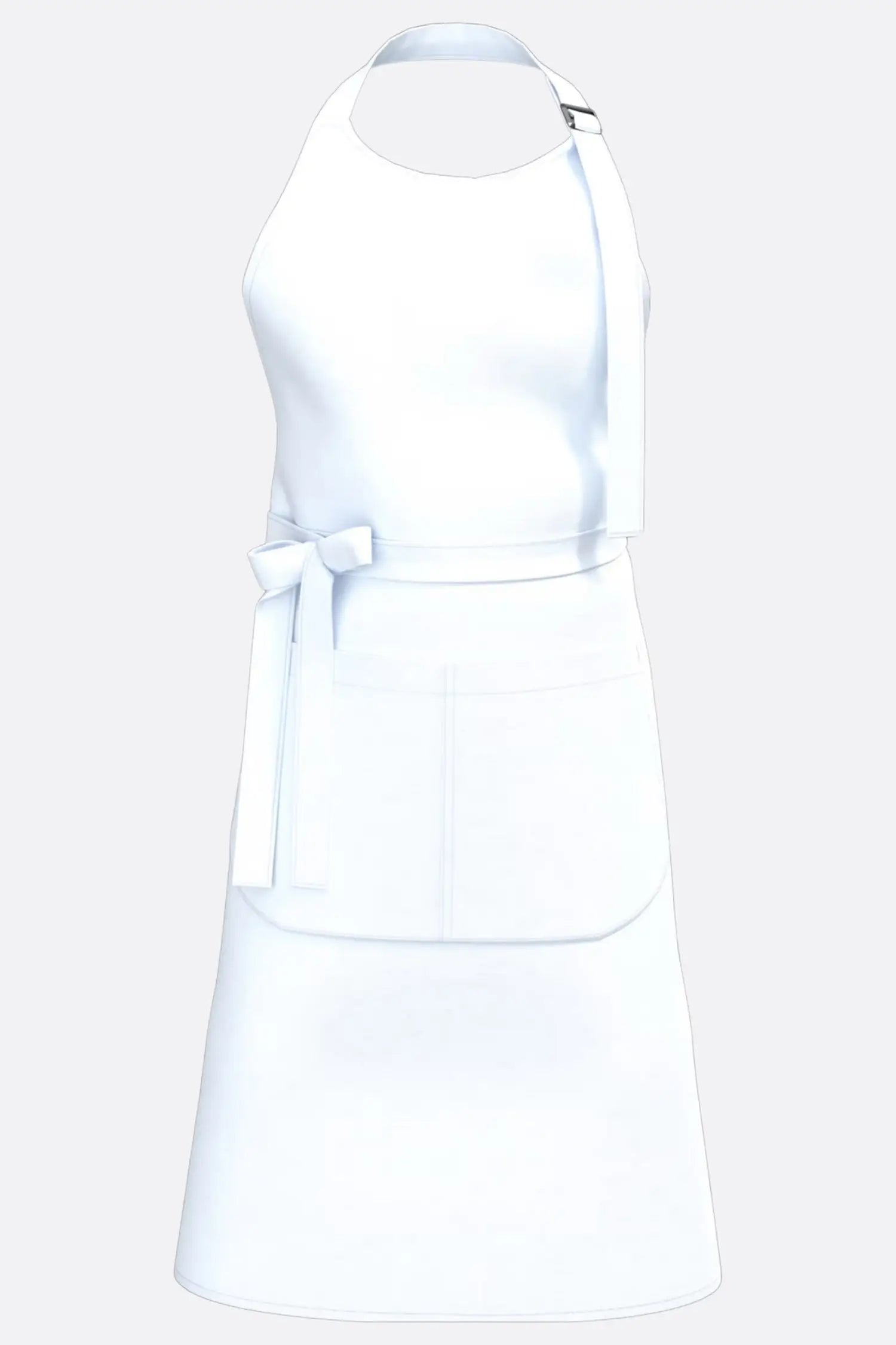 Tablier de cuisine personnalisé ’Le choix du chef’ - 100% coton biologique - Blanc
