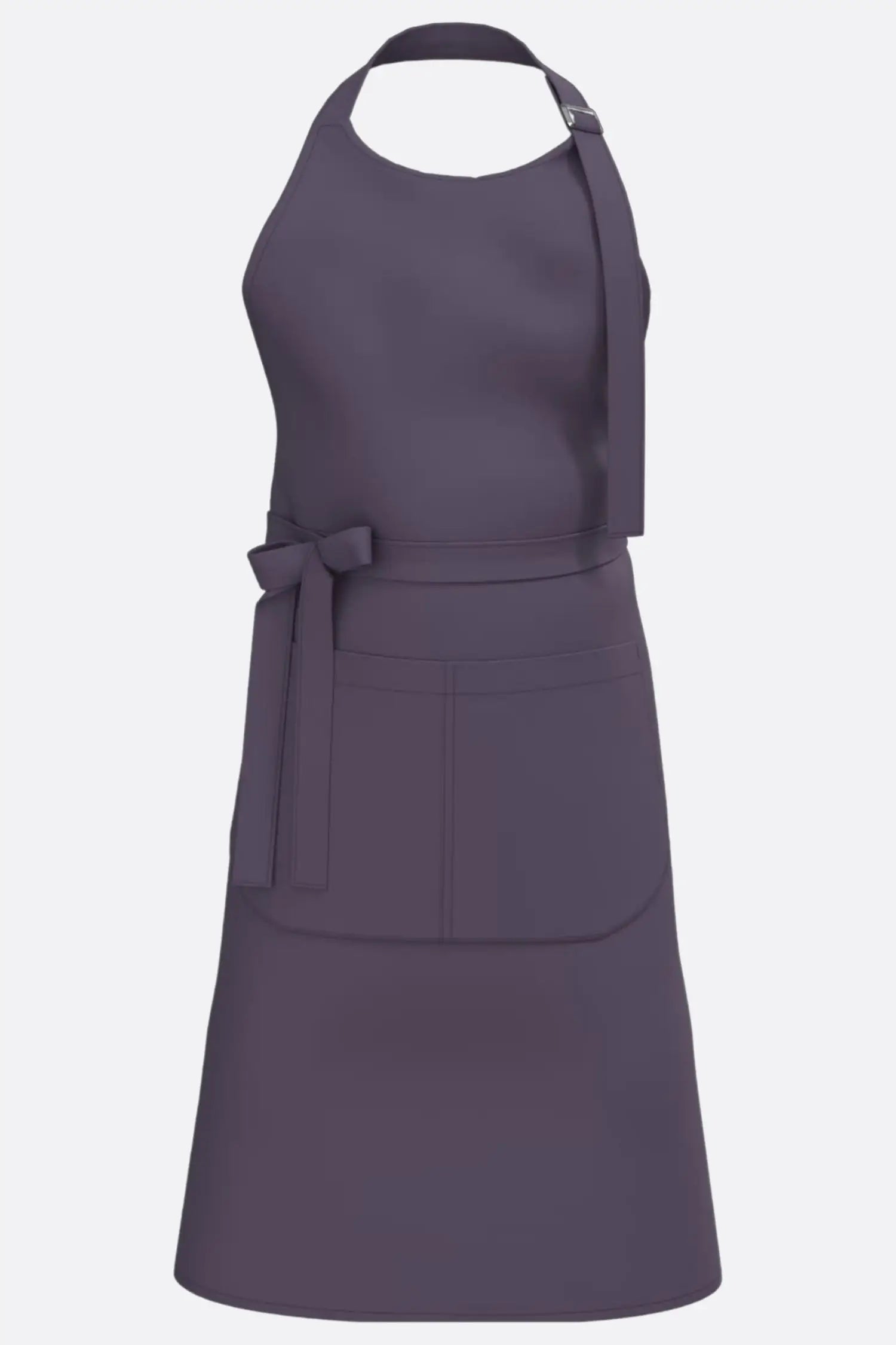 Tablier de cuisine personnalisé ’Le choix du chef’ - 100% coton biologique - Prune Profond