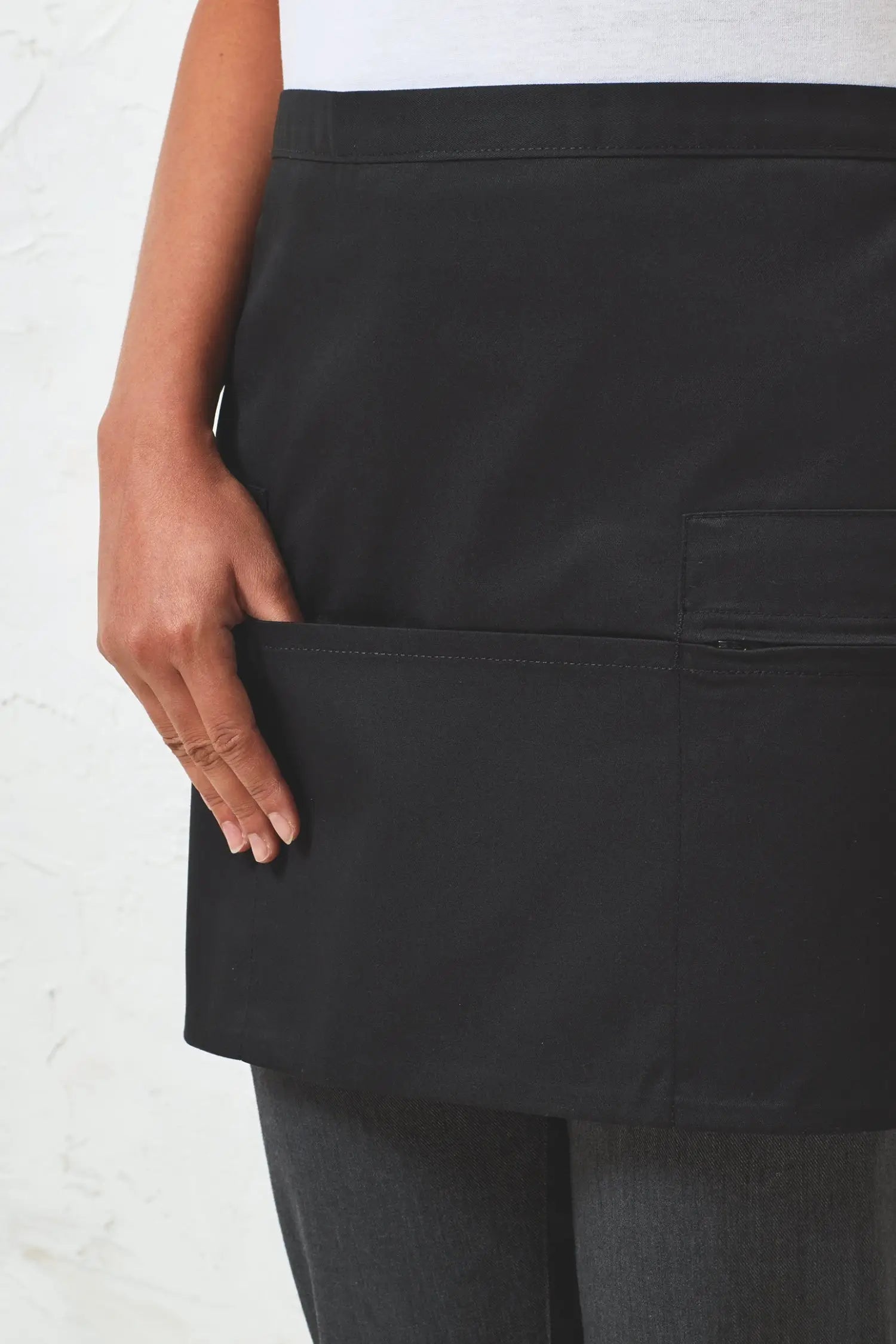 Tablier de cuisine taille avec poches zippées