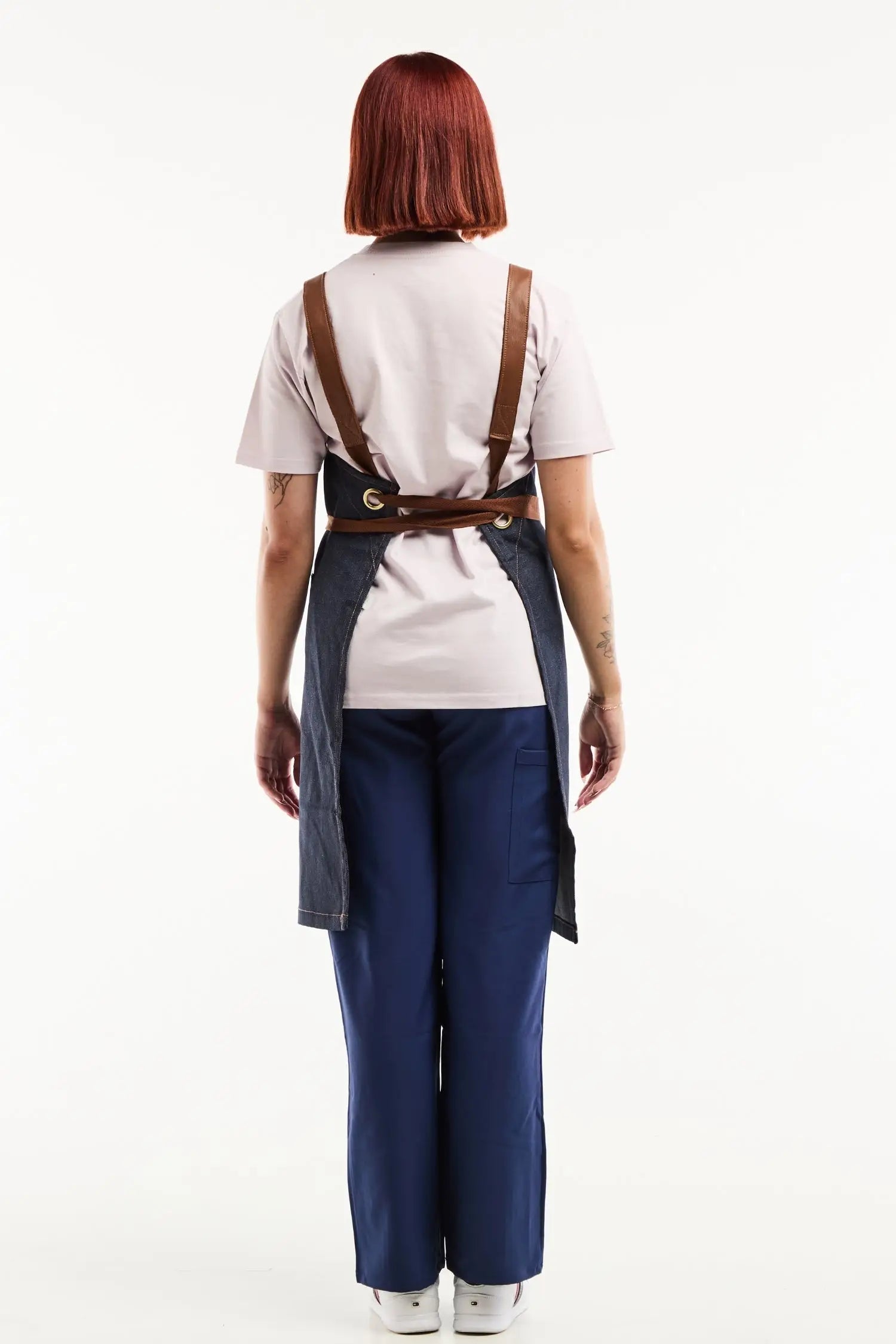 Tablier en Denim Flamme by Unichef – 100% Coton