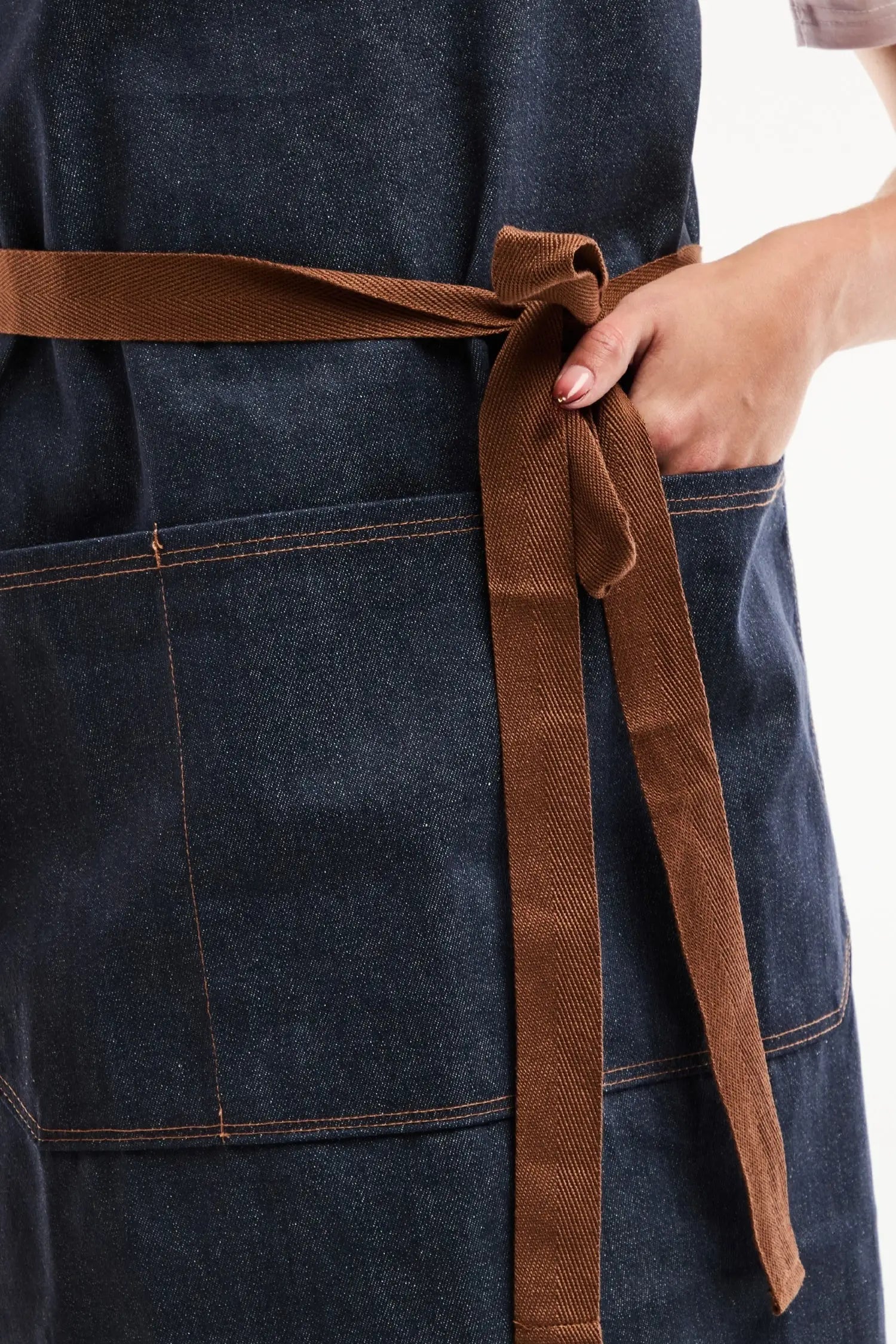Tablier en Denim Flamme by Unichef – 100% Coton