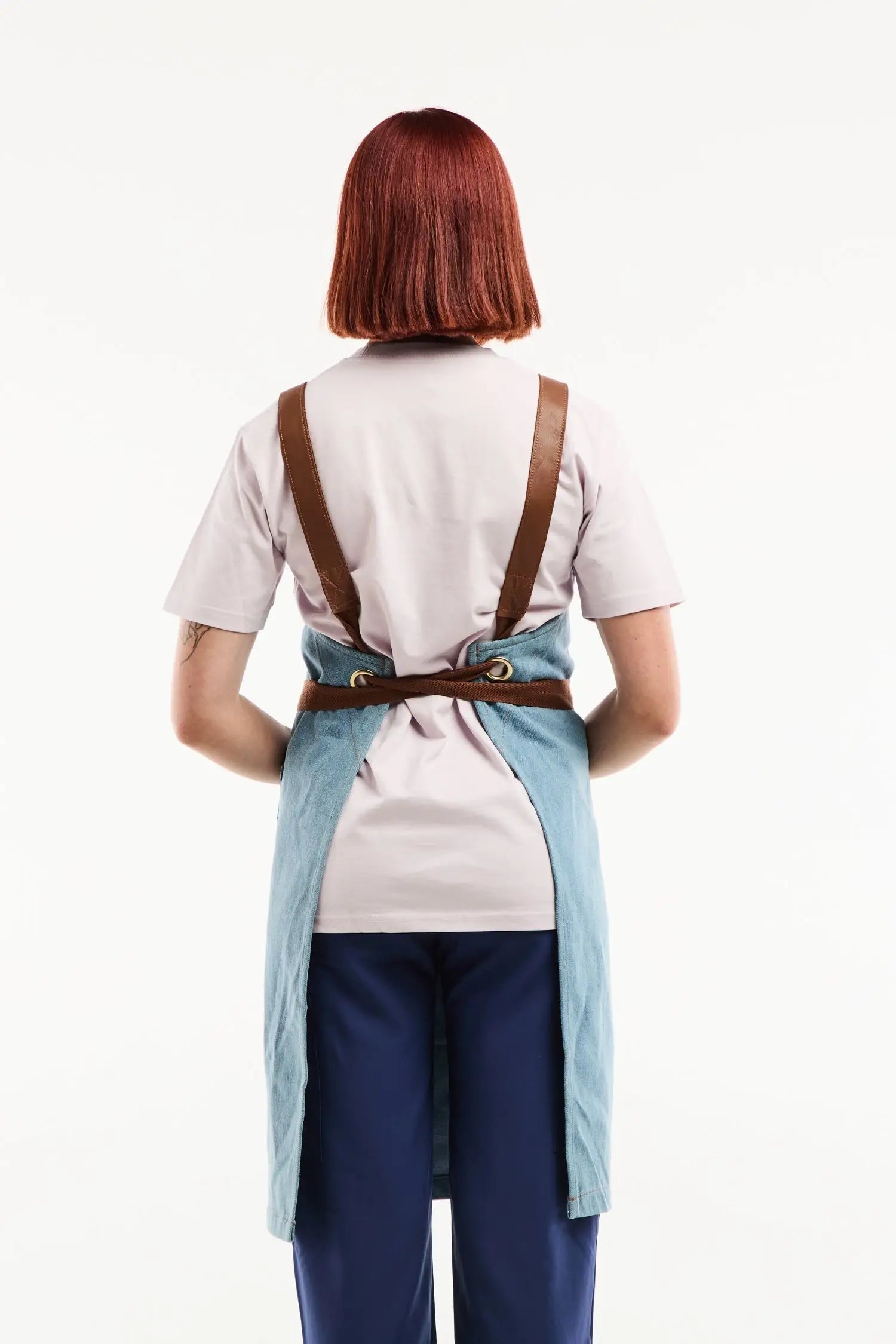 Tablier en Denim Flamme by Unichef – 100% Coton