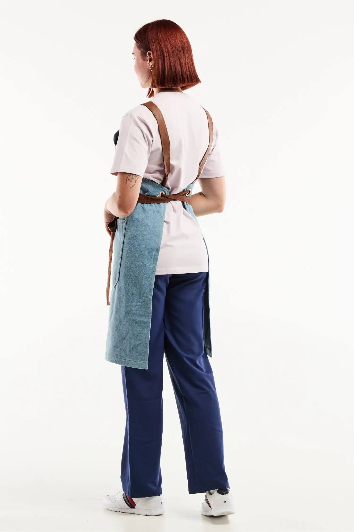 Tablier en Denim Flamme by Unichef – 100% Coton