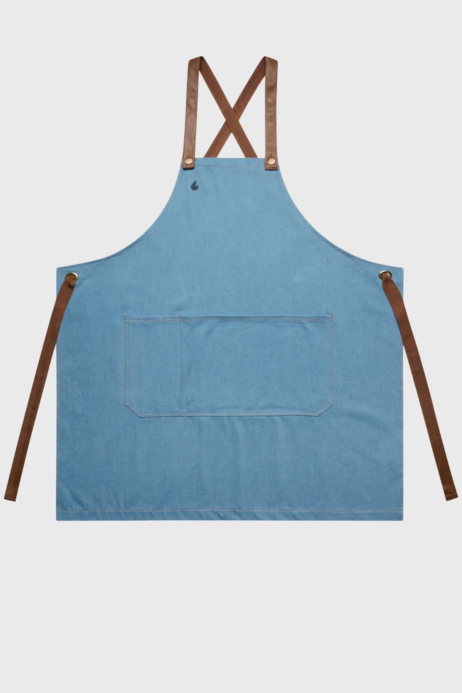 Tablier en Denim Flamme by Unichef – 100% Coton